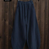 Cotton Wide Leg Pants