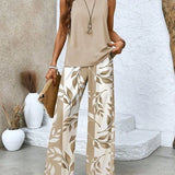 Rue Relaxed Sleeveless Two-Piece Trouser Set – product detail view 3
