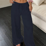 Pleated Wide Leg Trousers with High Waist – product detail view 8