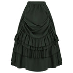 Tiered Ruffle Maxi Skirt with High Waist – product detail view 2