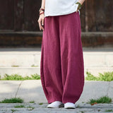 Cotton Wide Leg Pants