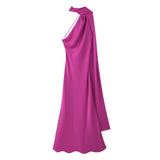 Nora Elegant Open-Back Satin Maxi Dress – product detail view 8