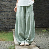 Cotton Wide Leg Pants