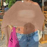 Fleur Lightweight Knit Beach Cover-Up – product detail view 5
