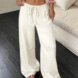 Pleated Wide Leg Trousers with High Waist – product detail view 2