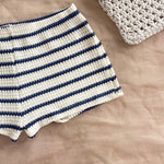 Jade Relaxed Open-Back Knit Shorts Set – product detail view 3
