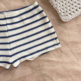 Jade Relaxed Open-Back Knit Shorts Set – product detail view 3