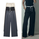 Dune High-Waist Wide-Leg Flared Pants