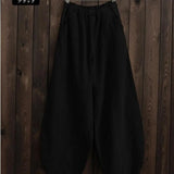 Cotton Wide Leg Pants