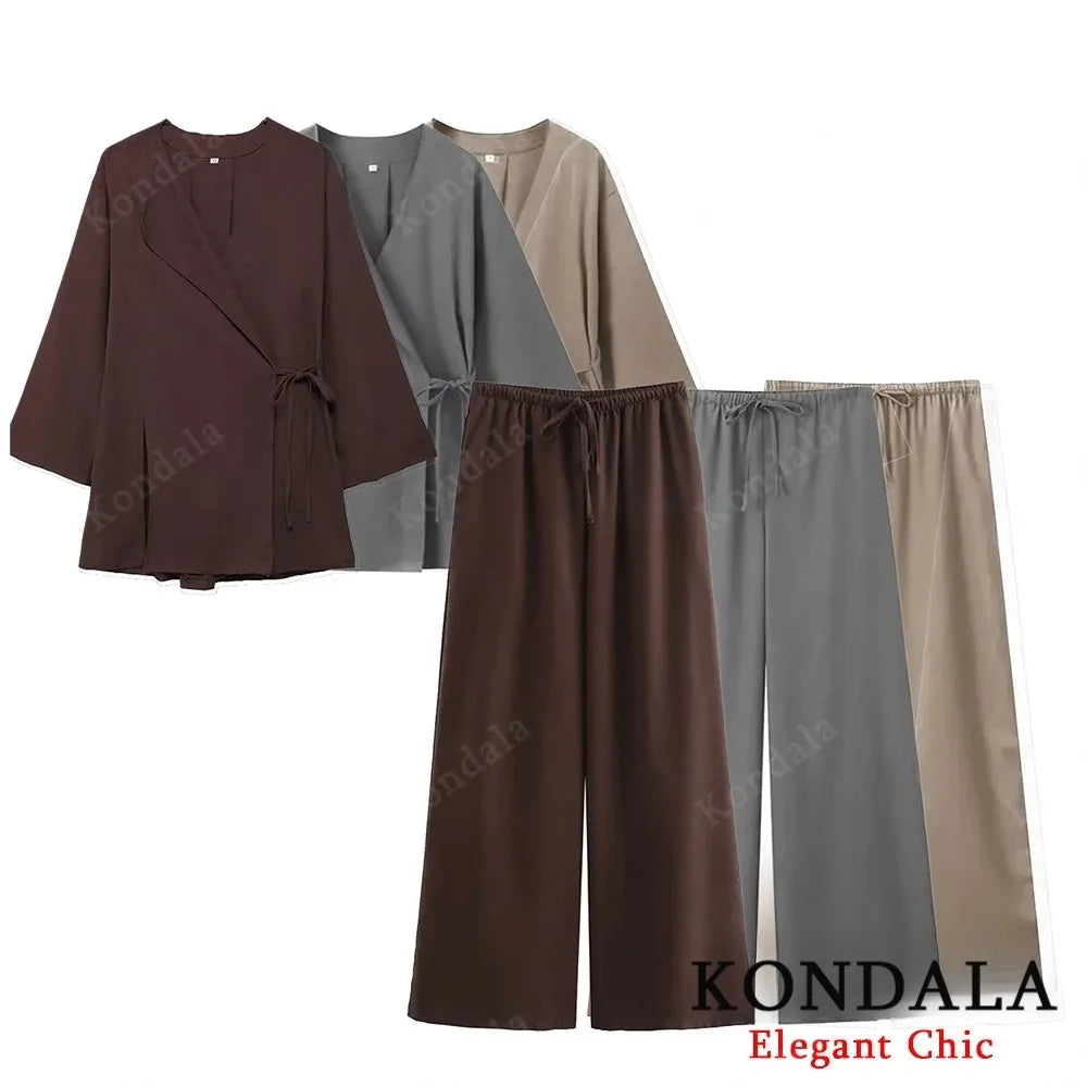 Blaire Relaxed Two-Piece Trouser Set – product detail view 2