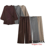 Blaire Relaxed Two-Piece Trouser Set – product detail view 2