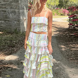Harper Contemporary Floral Ruffle Skirt Set – alternate product view