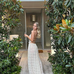 Halter Neck Top and Foldable Maxi Skirt Set – product detail view 2