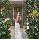 Halter Neck Top and Foldable Maxi Skirt Set – product detail view 2