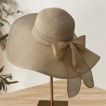 Maeve Versatile Bow-Detail Straw Sun Hat – product detail view 1