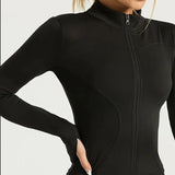 Aura Quick-Dry Long-Sleeve Fitness Jacket