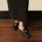 Calypso Classic Round-Toe Flat Mules – product detail view 4