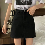 Denim Mini Skirt