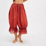 Floral Lace Lantern Trousers with Drawstring Waist – product detail view 8