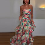Pearl Relaxed Ruffle Open-Back Maxi Dress – product detail view 1