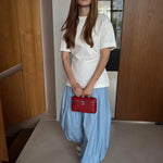 Cotton Lantern Trousers with Wide Leg – product detail view 5