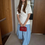 Cotton Lantern Trousers with Wide Leg – product detail view 5
