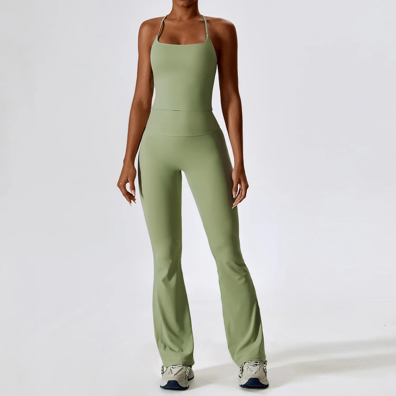 Seamless Two Piece Activewear Set with Long Sleeve Top – product detail view 7