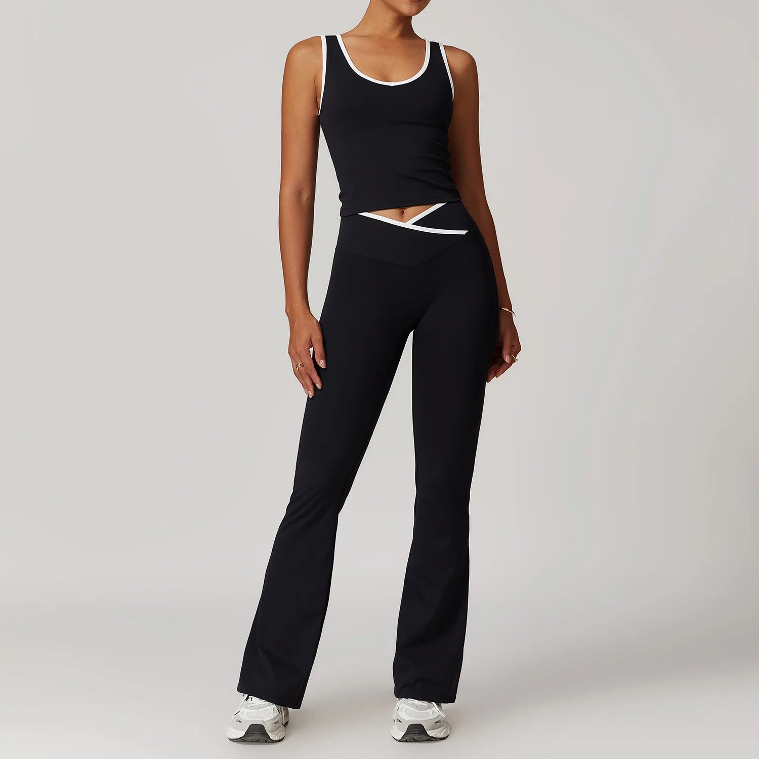 Two Piece Activewear Set with Sports Bra and Leggings – product detail view 11