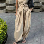 Cotton Bloomer Trousers with High Waist – product detail view 1