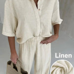 Vale Relaxed Linen Trouser Set – product detail view 5