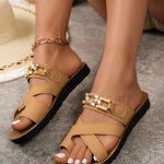 Esme Comfortable Lace Slip-On Sandals – product detail view 5