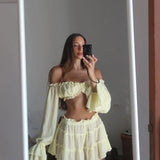 Isla Ruffled Beach Cover-Up Separates