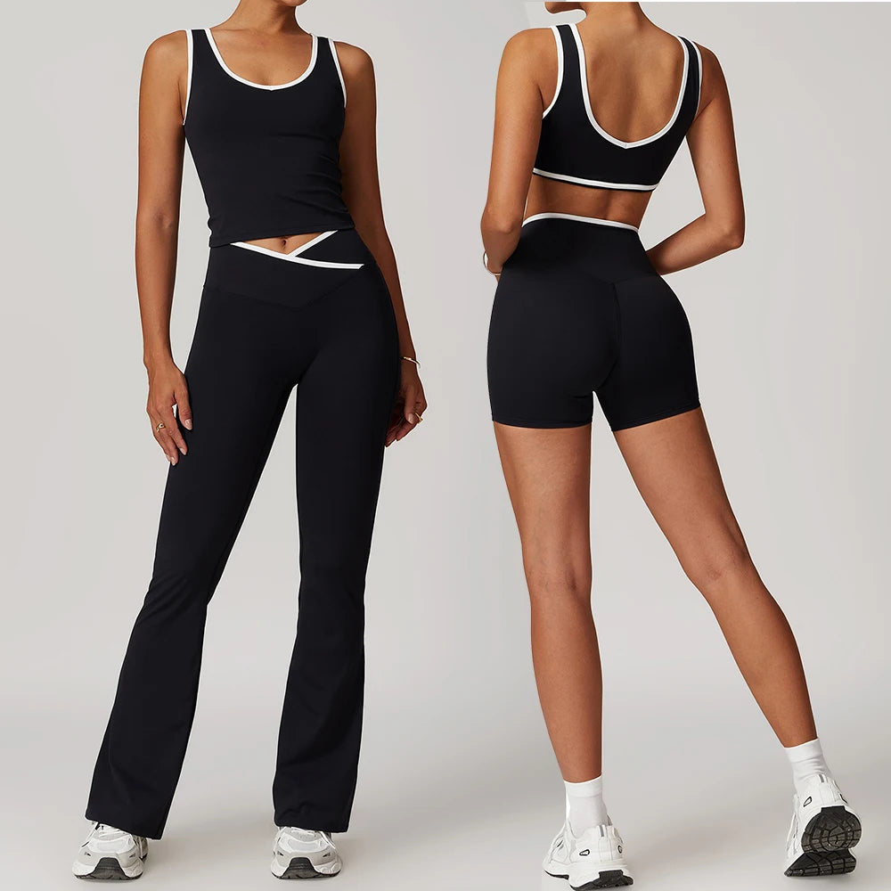 Two Piece Activewear Set with Sports Bra and Leggings – alternate product view