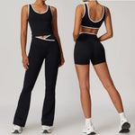 Two Piece Activewear Set with Sports Bra and Leggings – alternate product view