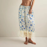 Floral Lace Lantern Trousers with Drawstring Waist – product detail view 18