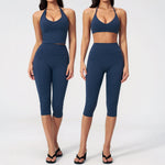 Two Piece Activewear Set with Capri Leggings – alternate product view