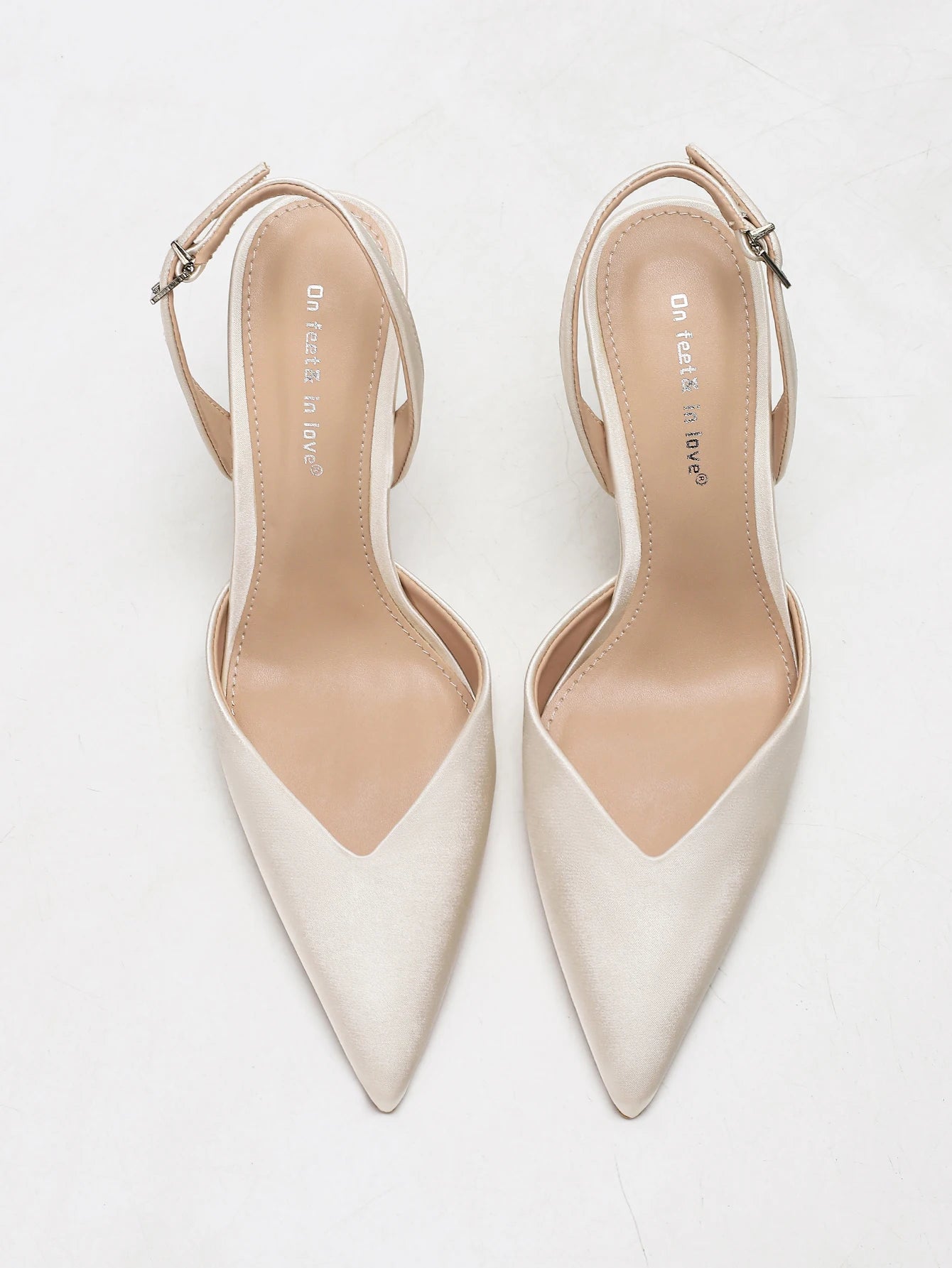 Slingback Heels with Pointed Toe