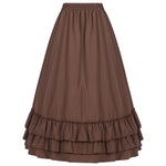 Tiered Ruffle Maxi Skirt with High Waist – product detail view 1