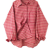 Rowan Vintage Red Plaid Overshirt
