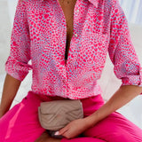 Hana Elegant Striped Long-Sleeve Shirt – product detail view 3