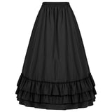 Tiered Ruffle Maxi Skirt with High Waist – product detail view 5