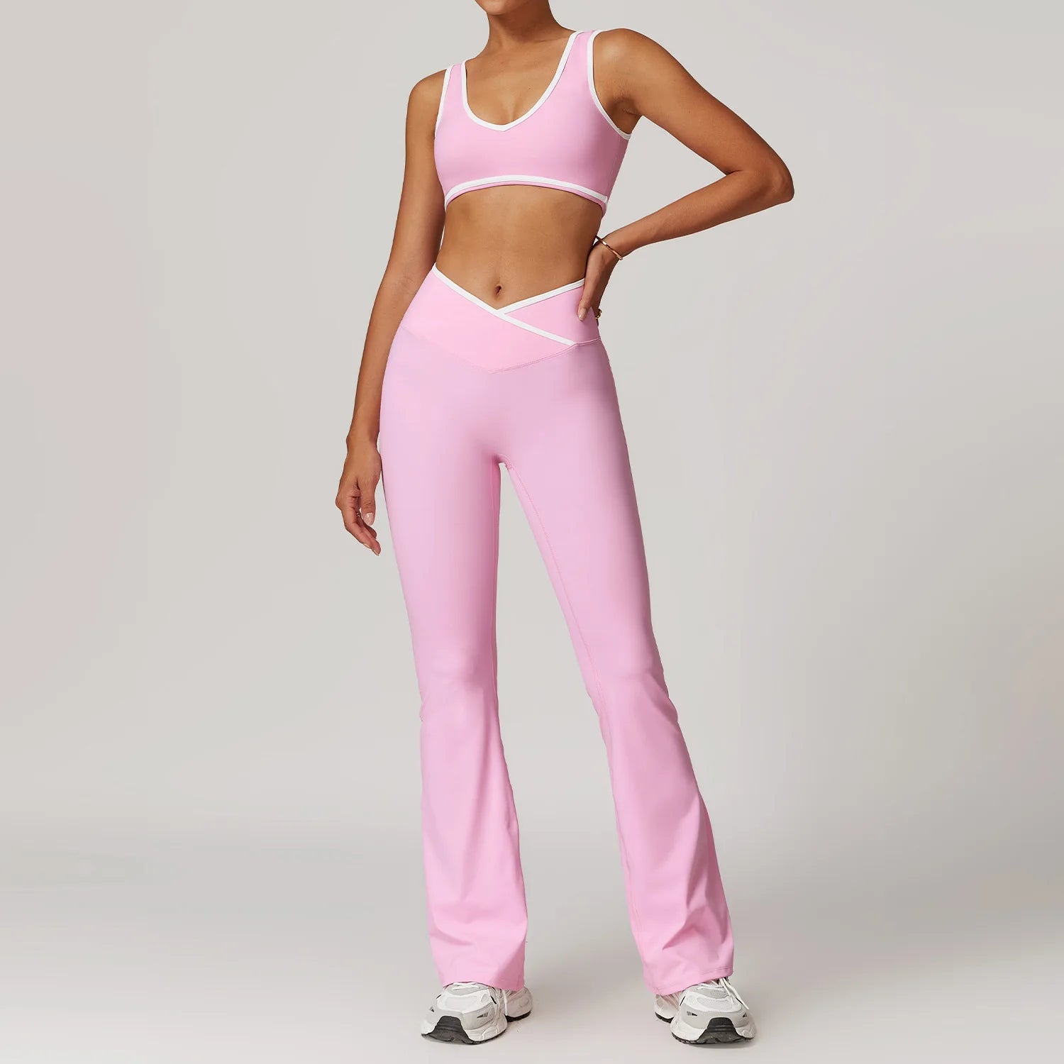 Two Piece Activewear Set with Sports Bra and Leggings – product detail view 5