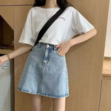 Denim Mini Skirt
