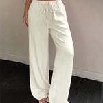 Pleated Wide Leg Trousers with High Waist – product detail view 5
