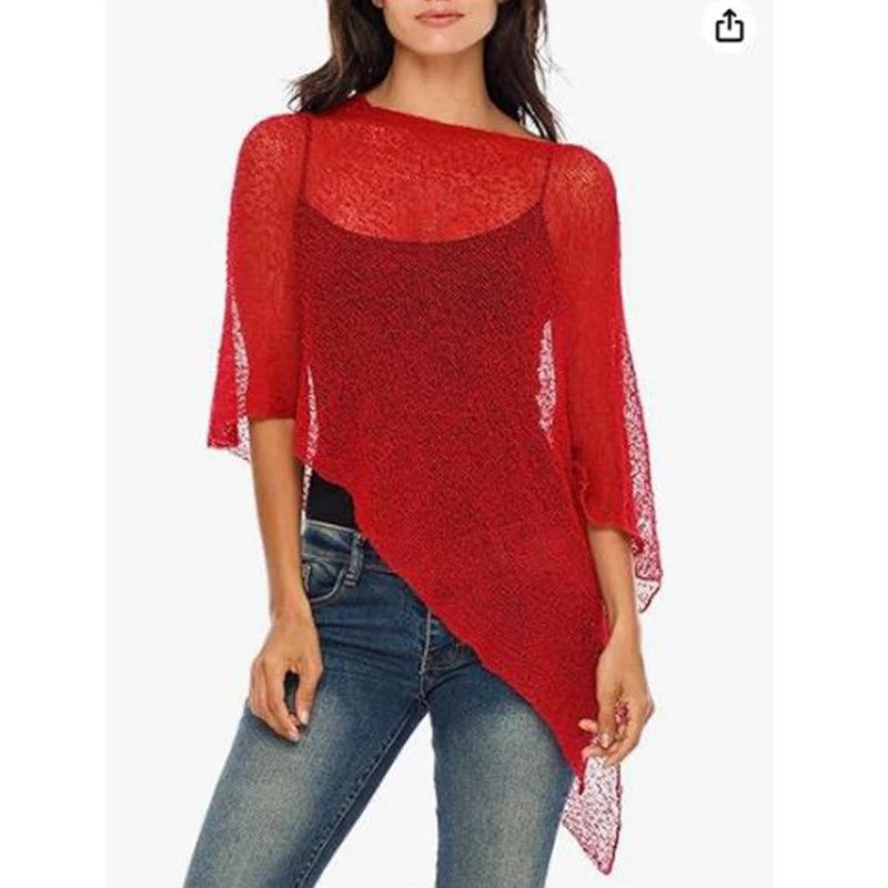 Fleur Lightweight Knit Beach Cover-Up – product detail view 6