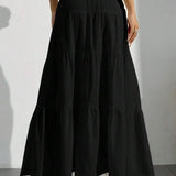 Panelled Maxi Skirt with Adjustable Straps – product detail view 6