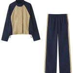 Camille Elegant Satin Collared Trouser Set – product detail view 9