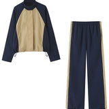 Camille Elegant Satin Collared Trouser Set – product detail view 9