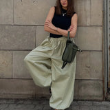 Cotton Lantern Trousers with Wide Leg – product detail view 2