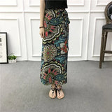 Marisol Floral Tie-Side Maxi Skirt